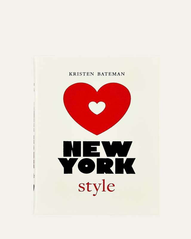 "Little Book of New York Style" Leather-Bound Book by Kristen Bateman